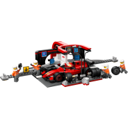 LEGO City F1 Pit Stop & Pit Crew with Ferrari Car (60443)