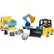 DUPLO® Town 3 in 1 Construction Vehicles Toys 10475