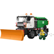 City Snowplow Truck Toy Vehicle with Minifigure 60490