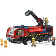 City Airport Fire Truck - Toy Truck Building Set 60499