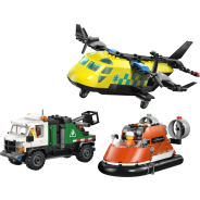 City Airplane, Service Truck & Hovercraft Remix 60505