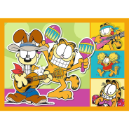 Puzzles 4in1 Garfield loves lasagna 