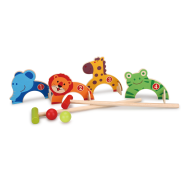 Active Play Wooden Animal Croquet Set