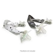Snookums 2PK Soother Clips - Triangles & Hearts