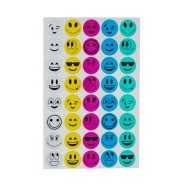 Tower Mixed Metallic Faces Value Pack Stickers