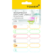 Tower Waterproof Daycare Labels
