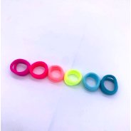 Bright nylon ponytailer pack