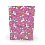 Paper Trends A4 Hardcover Notebook Unicorns And Rainbows Pink