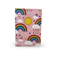 Paper Trends A5 PU Hardcover Notebook Sunshine and Rainbows