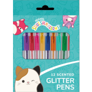 Squishmallow 12 Scented Glitter Pens 