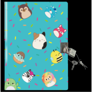 Squishmallow A5 Diary with Lock & Key 