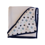 Snuggletime Hooded Towel - Blue Star