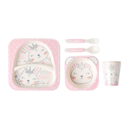 Bamboo Feeding Set - Bunny