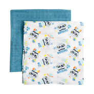 Muslin Blankets 2pk - Space Explorer