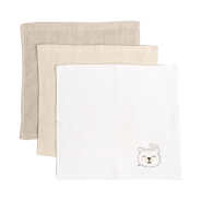 Fashionation 3PK Facecloth - Bear