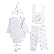 Fashionation 7 Piece Gift Set - Bear - 6-9M
