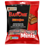 Nestlé Bar-One Milk Chocolate Minis Bag 189g