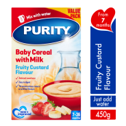BABY 7M CEREAL WITH MILK FRUITY CUSTARD 7-36 MONTHS