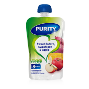 PURITY 8M POUCH - SWEET POTATO APPLE AND SWEET CORN 110ML