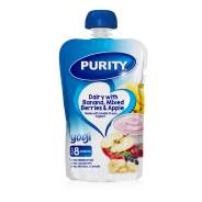 PURITY 8M POUCH -YOGILICIOUS BANANA, MIXED BERRIES