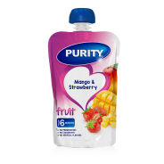 PURITY 6M POUCH MANGO & STRAWBERRY 110ML