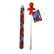 Spiderman Bubble Wand With Topper Assorted