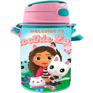 Gabby's Dollhouse Pop Up Canteen with Strap 450ml