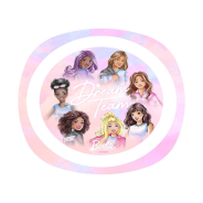 Barbie Shaped Plate