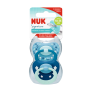 Silicone Happy Days Soother Boy 18-36 months 2 Pack