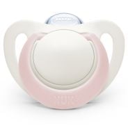 NUK Silicone Star Soother Pink (0-6 Months) - 1 Pack