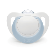 NUK Silicone Star Soother Blue (0-6 Months) 
