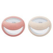 NUK Soft Silicone Breastfeeding Soother (0-9 Months) - Red