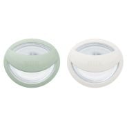 NUK Soft Silicone Breastfeeding Soother (0-9 Months) - Green