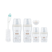 NUK Perfect Match Newborn Set – Baby Bottles & Dummy for 0+ Months - Rainbow