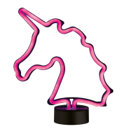 Neon LED Light Unicorn - Pink