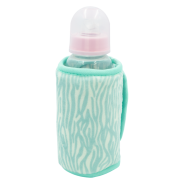 USB Bottle Warmer Animal Print Mint