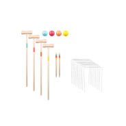 4 Player Wooden Croquet Set 