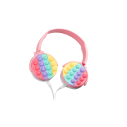 Volkano Kids Rainbow Popper Aux Headphones