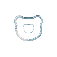 Stroller Hooks 2 Pack Bear Shape - Blue