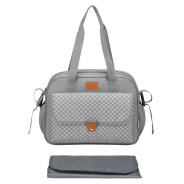 Totes Babe Popcorn Diaper Tote Bag - Grey