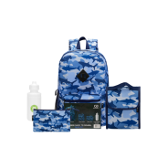 Quest 4 Piece Shark Camo Luggage Set