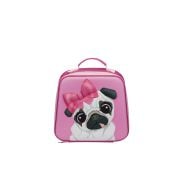 Quest Pug 3D EVA Lunch Bag Pink