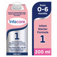 Infacare Stage 1 Ready to Drink Infant Formula - 200ml
