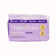 Happi Baby Size 2 Nappies - Starter Pack - 8s