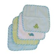 Washcloths 4 Pack - Green Frog