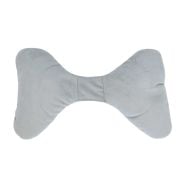 Snuggletime Angel Wings - Microbead Head Support Cushion - Grey - 37 x 23 x 6cm