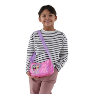 Barbie Heart Quilted Hobo Sling Bag