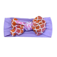 Purple Mermaid Oversize Bow