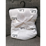 Bonbebe Printed Coral Blanket - Grey 