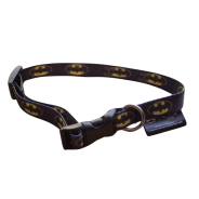 Batman Webbing Dog Collar